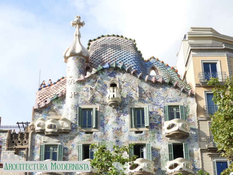 Casa Batlló - coronament