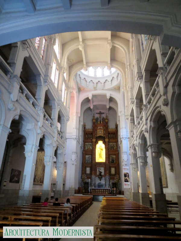 Convento Padres Carmelitas - interior església (Foto: Javier Romeu, 2016) Convento Padres Carmelitas - interior església