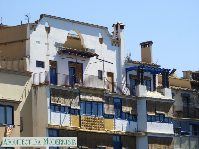 Casa Masó - façana al riu