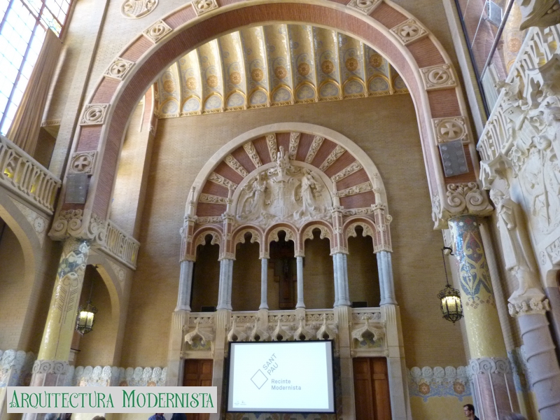 Sala Domènech i Montaner (Foto: Victoria Iturbe Manfredi, 2014) Sala Domènech i Montaner