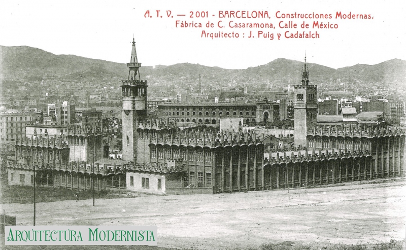 Fàbrica Casarramona - estat original (Foto: Àngel Toldrà Viazo) Fàbrica Casarramona - estat original