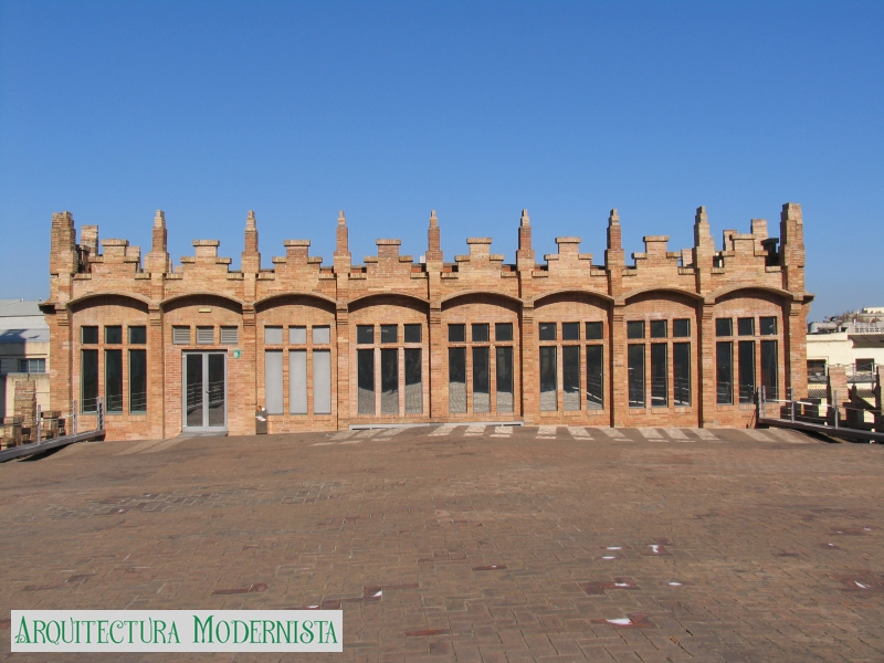 Fàbrica Casarramona - teulada (Foto: Valentí Pons Toujouse, 2011) Fàbrica Casarramona - teulada