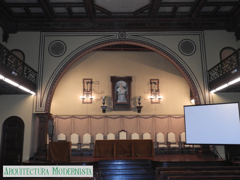 Balmesiana - sala d'actes (Foto: Valentí Pons Toujouse, 2017) Balmesiana - sala d'actes