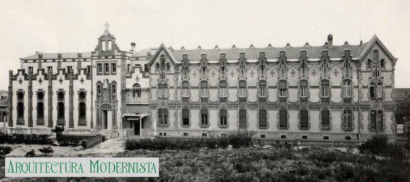 Asil Empar de Santa Llúcia - estat original (Foto: Brangulí) Asil Empar de Santa Llúcia - estat original