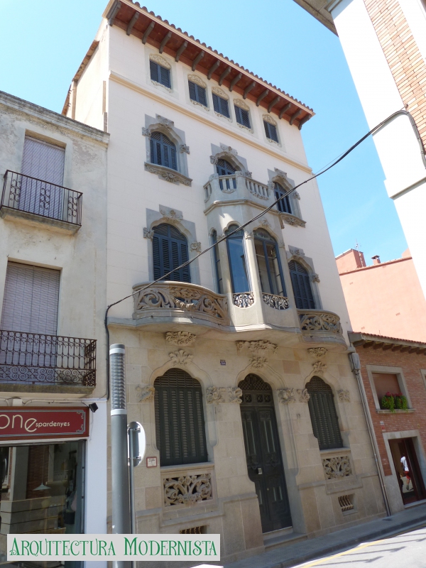 Casa Maruny - façana Mall (Foto: Valentí Pons Toujouse, 2015) Casa Maruny - façana Mall