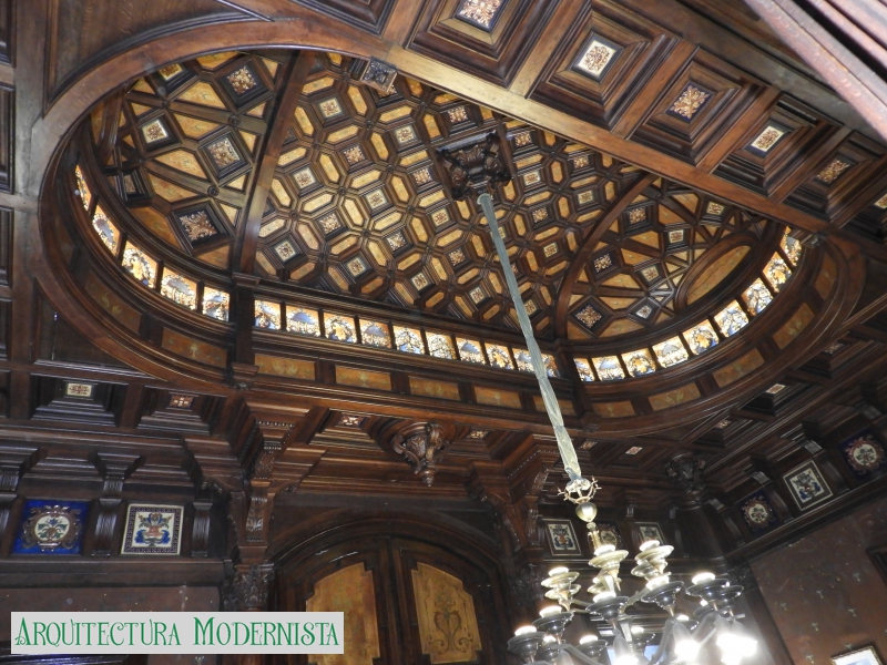 Palau Montaner - menjador (Foto: Valentí Pons Toujouse, 2019) Palau Montaner - menjador