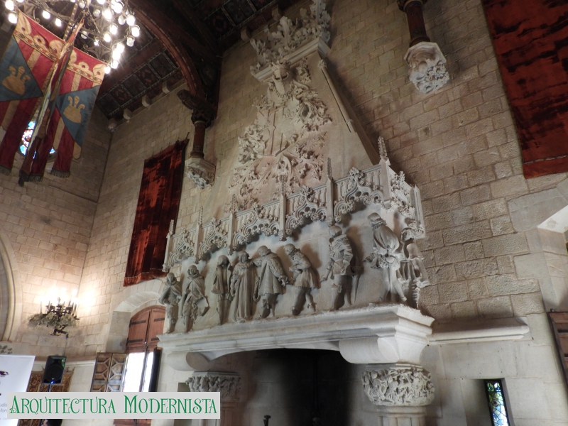 Castell de Santa Florentina - sala del tro (Foto: Valentí Pons Toujouse, 2017) Castell de Santa Florentina - sala del tro