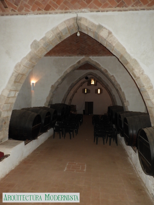 Castell de Santa Florentina - celler (Foto: Valentí Pons Toujouse, 2017) Castell de Santa Florentina - celler