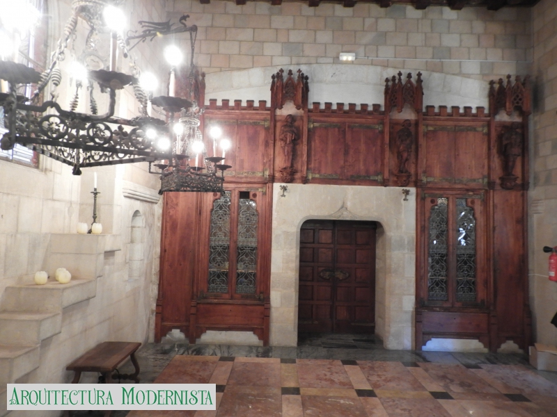 Castell de Santa Florentina - comunicador cuina-menjador d'estiu (Foto: Valentí Pons Toujouse, 2017) Castell de Santa Florentina - comunicador cuina-menjador d'estiu