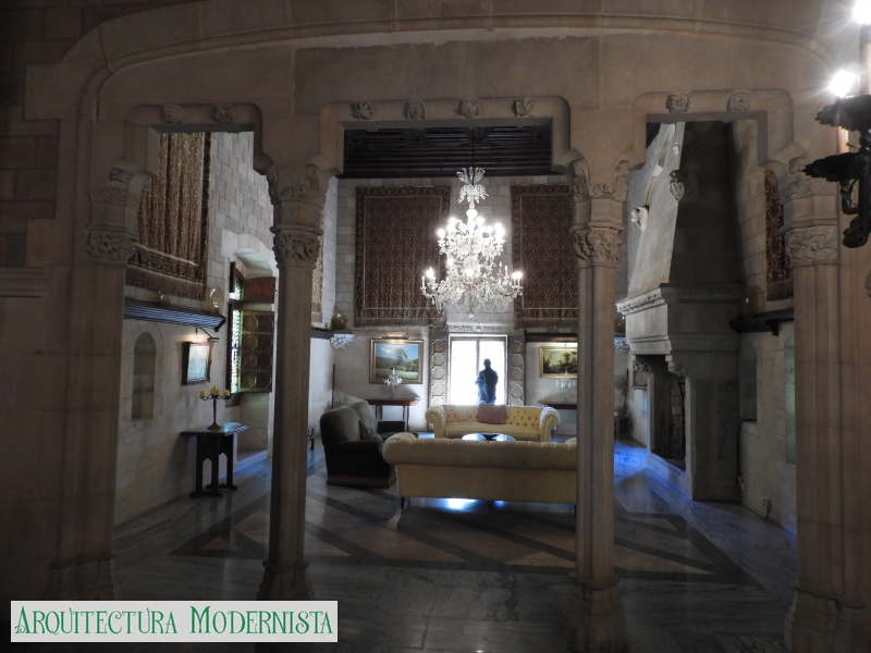 Castell de Santa Florentina - accés menjador d'estiu (Foto: Valentí Pons Toujouse, 2017) Castell de Santa Florentina - accés menjador d'estiu