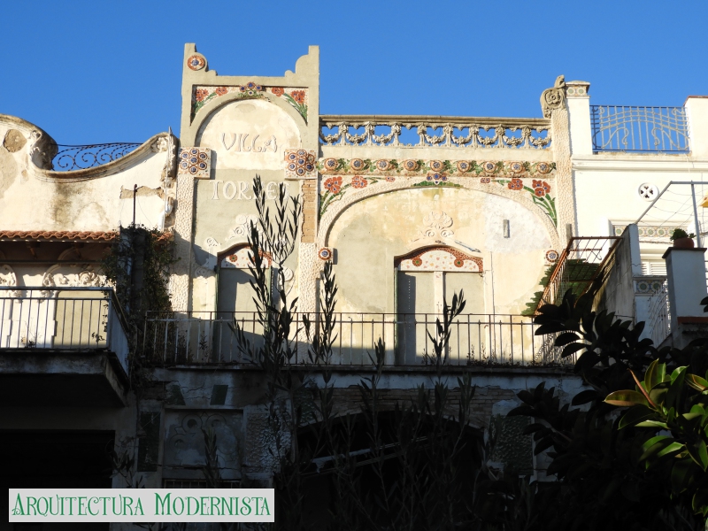 Villa Torres - façana posterior (Foto: Valentí Pons Toujouse, 2018) Villa Torres - façana posterior