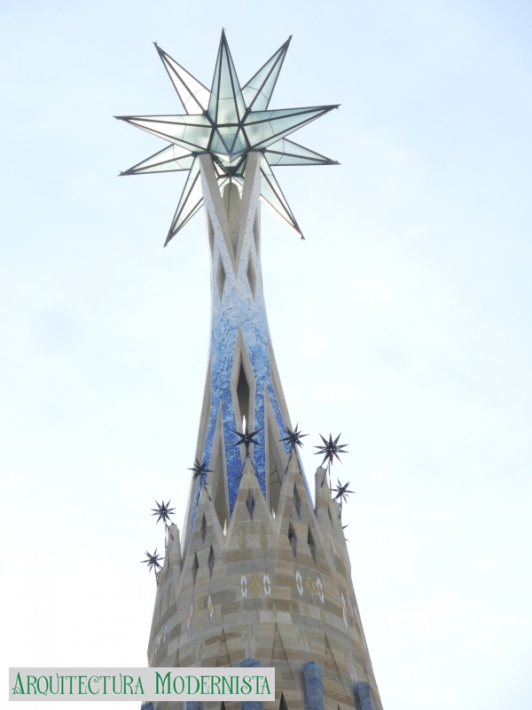Sagrada Família - Torre de Maria (Foto: Valentí Pons Toujouse, 2022) Sagrada Família - Torre de Maria