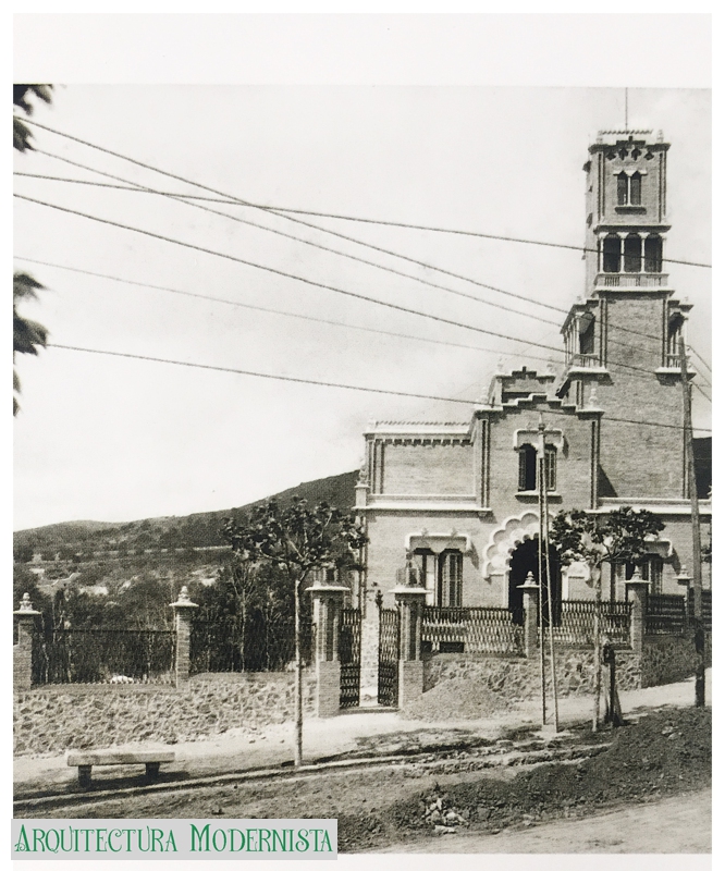 Casa Gaietà Fornells - façana Av. Tibidabo