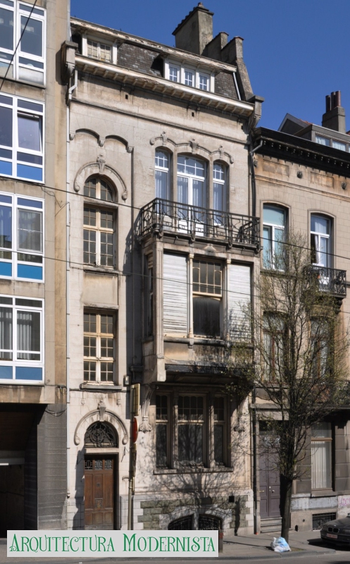 BRUSSEL-rogier4 (Foto: © SPRB-DMS; https://monument.heritage.brussels/fr/Schaerbeek/Avenue_Rogier/4/20568, 2012) BRUSSEL-rogier4