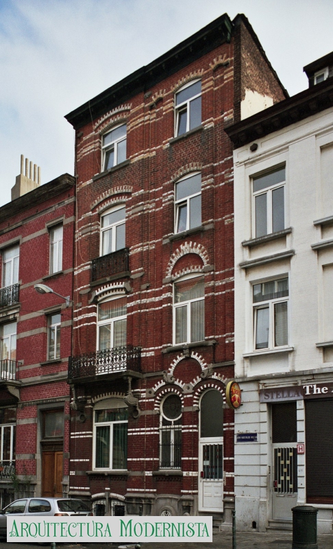 BRUSSEL-johnWaterlooWilson42 (Foto: © SPRB-DMS; https://monument.heritage.brussels/fr/Bruxelles_Extension_Est/Rue_John_Waterloo_Wilson/42/18002, 2007) BRUSSEL-johnWaterlooWilson42