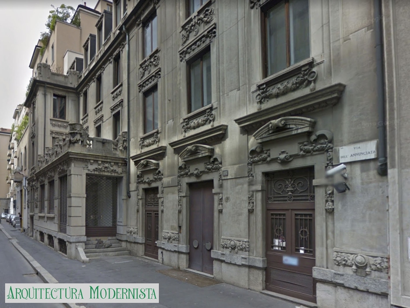 (Foto: https://blog.urbanfile.org/2022/09/01/milano-porta-nuova-via-dellannunciata-14-cambia-nuovamente-diventera-un-hotel-di-lusso/, 2008)