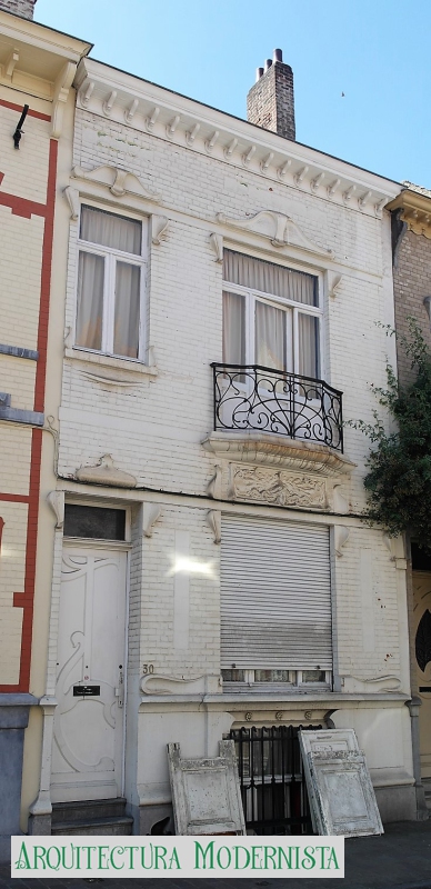 (Foto: © SPRB-DMS; https://monument.heritage.brussels/fr/Anderlecht/Rue_du_Greffe/22/36277, 2015)
