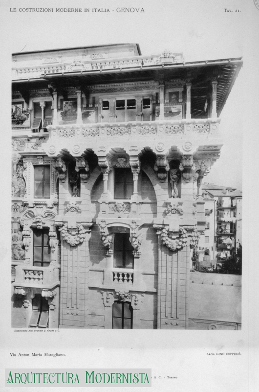 (Foto: Construzioni moderne in Italia: Genova, 1909)