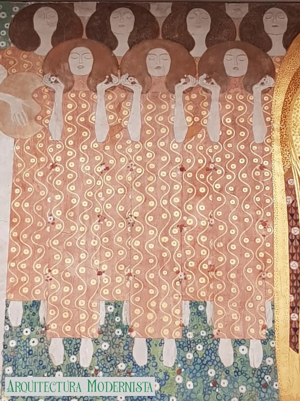 Beethoven Frieze (Gustave Klimt) (Foto: https://gannet39.com/, 2020) Beethoven Frieze (Gustave Klimt)