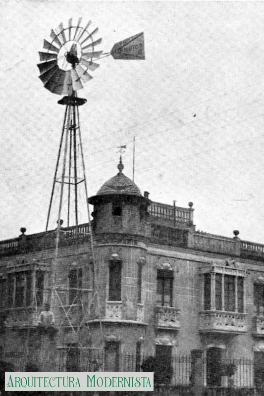 Villa María - estat original (Foto: Família Albarés Valls, 1926) Villa María - estat original