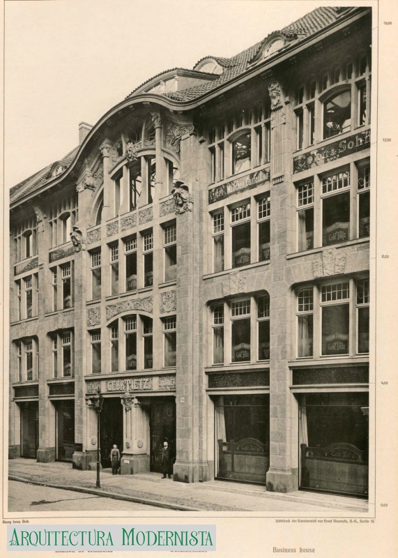 (Foto: Die Architektur des XX. Jahrhunderts, 1906)