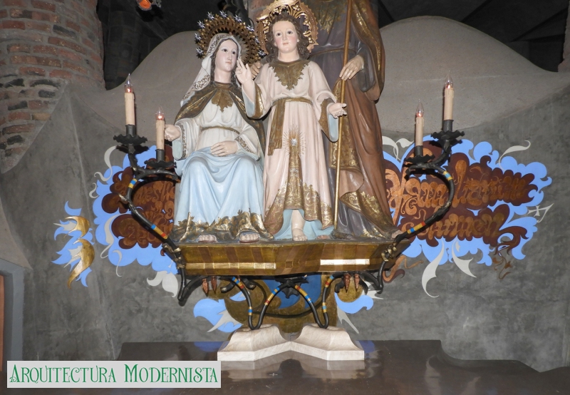 Altar de la Sagrada Família -Cripta Colònia Güell-