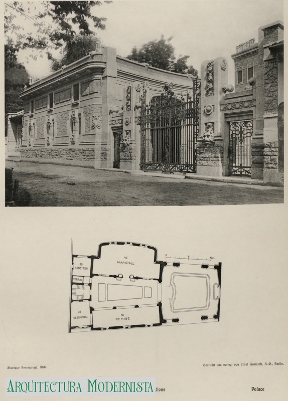 (Foto: Die Architektur des XX. Jahrhunderts, 1911)