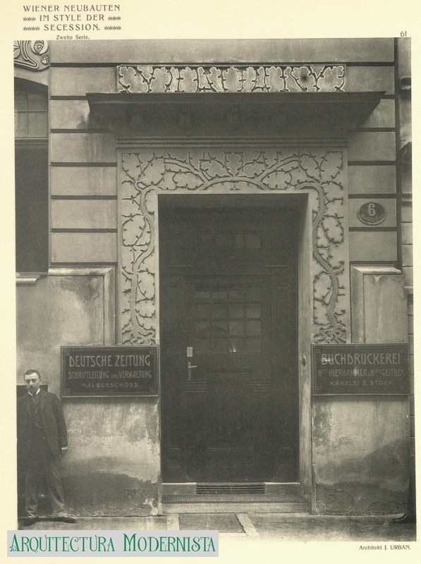 (Foto: Wiener Neubauten im Style der Secession, 1904)
