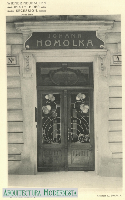 (Foto: Wiener Neubauten im Style der Secession, 1904)