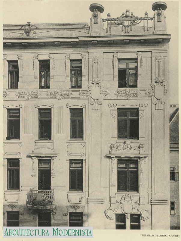 (Foto: Wiener Neubauten im Style der Secession, 1902)