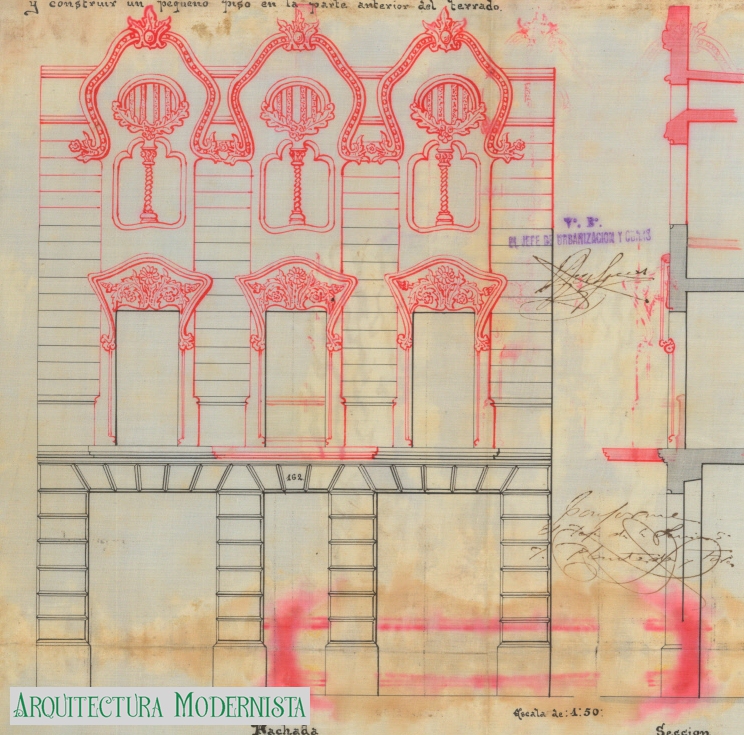 Casa Miquel Biosca - Projecte del 1905