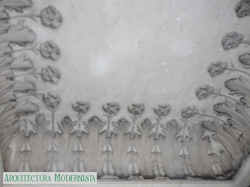 Casa Jaume Torrens - sostre vestíbul