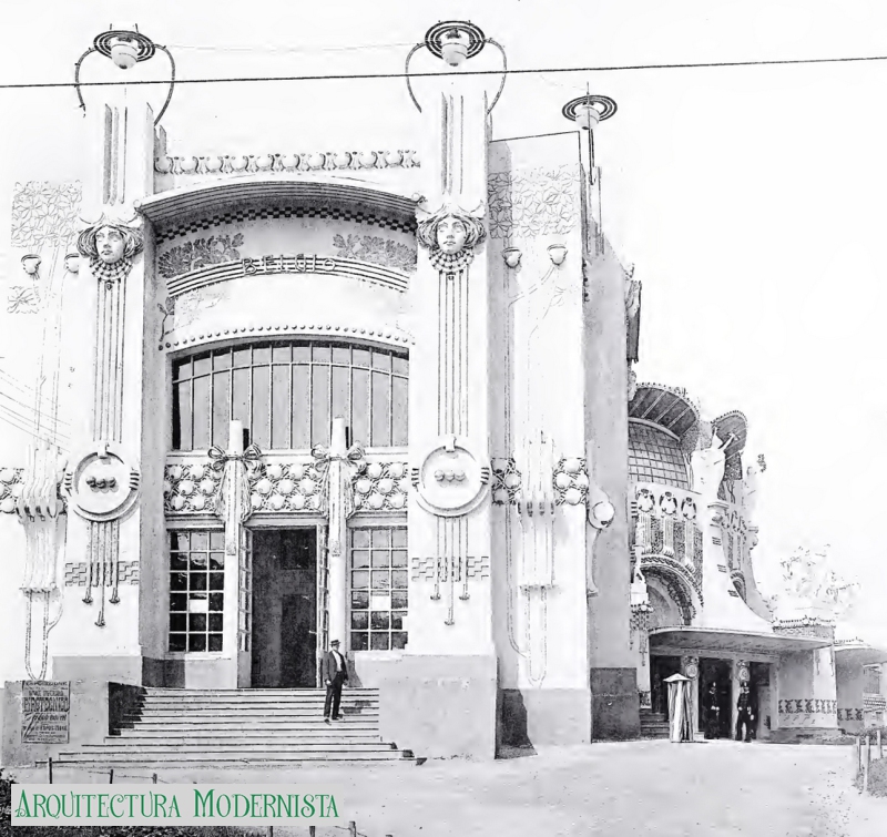 Exposició 1902 - Pavelló de Bèlgica